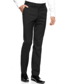 Get to the point at your next meeting with the sharpened style of these dress pants from American Rag. Get to the point at your next meeting with the sharpened style of these dress pants from American Rag.