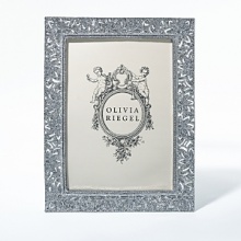 Estate jewelry inspired frame with dozens of hand-set diamond Swarovski crystals. Estate jewelry inspired frame with dozens of hand-set diamond Swarovski crystals.