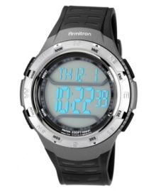 Perform at the highest level with this durable digital watch from Armitron. Perform at the highest level with this durable digital watch from Armitron.