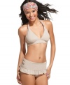 Coco Rave's halter bikini top fits your curves! Order by bra-size for a look that's just right for you.