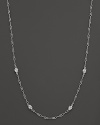 White sapphires sparkle on this intricate sterling silver necklace from Judith Ripka.