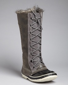 Face the most frigid weather in high style in Sorel's Cate the Great design. Completely waterproof, they're topped off with stylish, faux fur cuffs, with topstitched side seam accents that make the style standout. Face the most frigid weather in high style in Sorel's Cate the Great design. Completely waterproof, they're topped off with stylish, faux fur cuffs, with topstitched side seam accents that make the style standout.