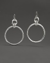 Sterling silver Glamazon® large snowman earrings. Designed by Ippolita.