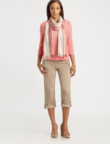 A boxy linen knit with classic ribbed details offering easy, everyday style.BoatneckThree-quarter sleevesRibbed detailsPull-on styleAbout 21 from shoulder to hemLinenDry cleanImported Model shown is 5'9 (175cm) wearing US size Small. A boxy linen knit with classic ribbed details offering easy, everyday style.BoatneckThree-quarter sleevesRibbed detailsPull-on styleAbout 21 from shoulder to hemLinenDry cleanImported Model shown is 5'9 (175cm) wearing US size Small.
