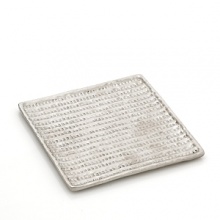 This tongue-in-chic matzah plate artfully mixes the traditional unleavened bread design with the styling sensibility of Michael Aram. This tongue-in-chic matzah plate artfully mixes the traditional unleavened bread design with the styling sensibility of Michael Aram.
