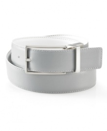 Shine on. This reversible belt from Calvin Klein lights the way to great style. Shine on. This reversible belt from Calvin Klein lights the way to great style.