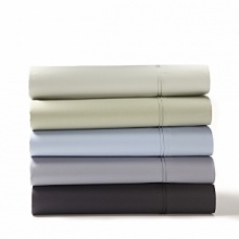Sink into the softness of combed cotton in muted, calming hues. These classic Calvin Klein Home sheets feature a delicate double row cord detail. Sink into the softness of combed cotton in muted, calming hues. These classic Calvin Klein Home sheets feature a delicate double row cord detail.