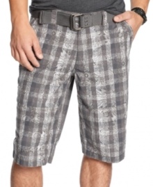 These classy twill shorts by INC International Concepts are a must-have for any upcoming warm weather getaways. These classy twill shorts by INC International Concepts are a must-have for any upcoming warm weather getaways.