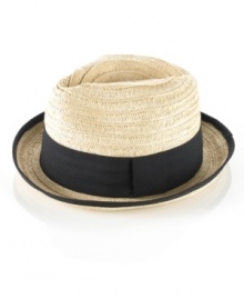 This paper fedora from Cubavera completes a head-to-toe look of casual seaside style. This paper fedora from Cubavera completes a head-to-toe look of casual seaside style.
