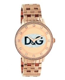 Bring out the bright lights with this sparkling unisex watch from D&G. Bring out the bright lights with this sparkling unisex watch from D&G.