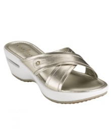 The Cole Haan Air Teresa sandal is just as cute as it is comfy. And with NIKE AIR Technology, that's a LOT of comfort. The Cole Haan Air Teresa sandal is just as cute as it is comfy. And with NIKE AIR Technology, that's a LOT of comfort.