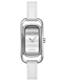 A sophisticated silhouette breathes life into this lovely Sienna collection watch from Lacoste.