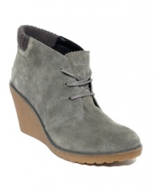 Suede booties like this add so much to your outfit. Let Lacoste's Leren lace-up wedge booties upgrade your look. Suede booties like this add so much to your outfit. Let Lacoste's Leren lace-up wedge booties upgrade your look.