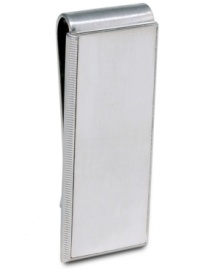 Keep your currency bills neatly folded with this brushed rhodium money clip by Kenneth Cole Reaction with ridged edges. Keep your currency bills neatly folded with this brushed rhodium money clip by Kenneth Cole Reaction with ridged edges.