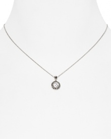 A subtle pendant on this Judith Jack necklace offers a glittering focal point, with its delicate contours and crystals. A subtle pendant on this Judith Jack necklace offers a glittering focal point, with its delicate contours and crystals.