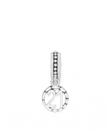 Celebrate a favorite birthday with this ultra-chic sterling silver charm. Donatella is a playful collection of charm bracelets and necklaces that can be personalized to suit your style! Available exclusively at Macy's. Celebrate a favorite birthday with this ultra-chic sterling silver charm. Donatella is a playful collection of charm bracelets and necklaces that can be personalized to suit your style! Available exclusively at Macy's.