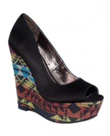 The boldest fashionistas are true rule-breakers. Material Girl's Rebel Platform Wedges are super tall with a wedge that's to die for. The boldest fashionistas are true rule-breakers. Material Girl's Rebel Platform Wedges are super tall with a wedge that's to die for.