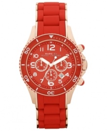 A winning blend of hues create a vibrant and stylish watch, by Marc by Marc Jacobs. A winning blend of hues create a vibrant and stylish watch, by Marc by Marc Jacobs.