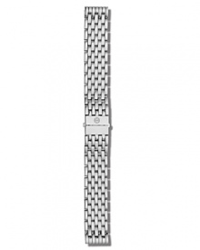 Michele Deco stainless steel watch strap gives your favorite timepiece a new look. Interchangeable with any Michele watch head from the Deco Collection. Michele Deco stainless steel watch strap gives your favorite timepiece a new look. Interchangeable with any Michele watch head from the Deco Collection.