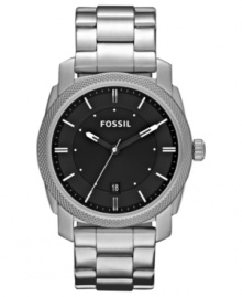 A classically designed Machine collection watch from Fossil with masculine style.