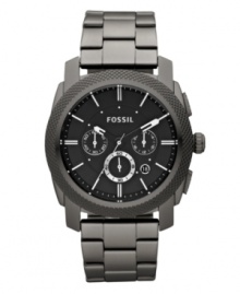 Create an air of mystery with this smoky watch by Fossil. Create an air of mystery with this smoky watch by Fossil.