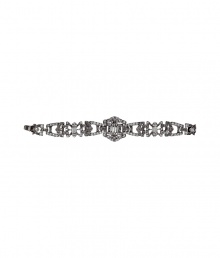 Ultra-chic fancy crystal bracelet from celeb-approved New York accessory company RJ Graziano -Vintage-inspired look with silver toned crystals in a stylish bow pattern and fold-over clasp - Add sophisticated flair to your look with this lovely accessory - Perfect with a cocktail dress for evening or to amp up your day look Ultra-chic fancy crystal bracelet from celeb-approved New York accessory company RJ Graziano -Vintage-inspired look with silver toned crystals in a stylish bow pattern and fold-over clasp - Add sophisticated flair to your look with this lovely accessory - Perfect with a cocktail dress for evening or to amp up your day look
