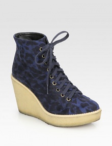 A bold exotic print adds signature style to this go-to wedge silhouette of faux suede. Rubber wedge, 3¾ (95mm)Rubber platform, 1 (25mm)Compares to a 2¾ heel (70mm)Faux suede upperFaux leather liningRubber solePadded insoleImported A bold exotic print adds signature style to this go-to wedge silhouette of faux suede. Rubber wedge, 3¾ (95mm)Rubber platform, 1 (25mm)Compares to a 2¾ heel (70mm)Faux suede upperFaux leather liningRubber solePadded insoleImported