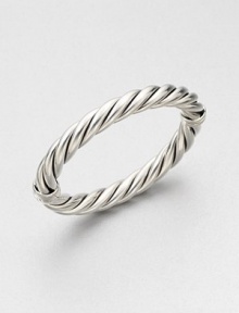 From the Cable Classic Collection. A simply chic sterling silver style in an iconic cable design. Sterling silverDiameter, about 2.5Hinged, push clasp closureImported From the Cable Classic Collection. A simply chic sterling silver style in an iconic cable design. Sterling silverDiameter, about 2.5Hinged, push clasp closureImported