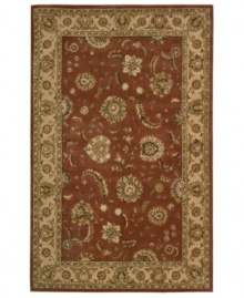 Highlighted with intricately detailed designs in pure silk, this Nourison area rug makes a magnificent accent in your home. Luxurious New Zealand wool is hand-tufted, creating an ultra-soft piece that's sure to become your family's newest heirloom. Highlighted with intricately detailed designs in pure silk, this Nourison area rug makes a magnificent accent in your home. Luxurious New Zealand wool is hand-tufted, creating an ultra-soft piece that's sure to become your family's newest heirloom.