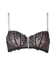 Bring luxe style to your look with this vintage-inspired bra from Elle MacPherson Intimates - All-over lace overlay, underwire, d?colletage-enhancing padded cups, front bow, contrasting adjustable straps, back hook and eye closure - Perfect under virtually any outfit or paired with matching panties for stylish lounging Bring luxe style to your look with this vintage-inspired bra from Elle MacPherson Intimates - All-over lace overlay, underwire, d?colletage-enhancing padded cups, front bow, contrasting adjustable straps, back hook and eye closure - Perfect under virtually any outfit or paired with matching panties for stylish lounging