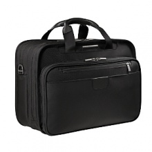 This Briggs & Riley clamshell briefcase is designed to be a mobile support system. The four section design boasts 1) a 15 laptop holder, 2) a removable SpeedThru™ section which allows the laptop to remain in bag during security screening, reducing risk or damage or loss, 3) an organizer with multiple pockets including padded pockets for gadgets, and 4) a file section. Built-in mesh pocket on clamshell provide a secure place for keys and a wallet during screenings. This Briggs & Riley clamshell briefcase is designed to be a mobile support system. The four section design boasts 1) a 15 laptop holder, 2) a removable SpeedThru™ section which allows the laptop to remain in bag during security screening, reducing risk or damage or loss, 3) an organizer with multiple pockets including padded pockets for gadgets, and 4) a file section. Built-in mesh pocket on clamshell provide a secure place for keys and a wallet during screenings.