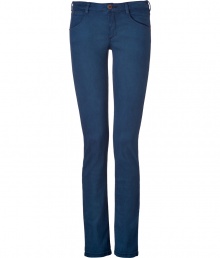 Ultra flattering and equally easy to pair, Theyskens Theorys faded indigo jeans are a cool casual separate with endless wearing possibilities - Classic five-pocket style, button closure, belt loops, faded indigo wash - Slim fit - Style with an oversized tee, blazer and lace up booties Ultra flattering and equally easy to pair, Theyskens Theorys faded indigo jeans are a cool casual separate with endless wearing possibilities - Classic five-pocket style, button closure, belt loops, faded indigo wash - Slim fit - Style with an oversized tee, blazer and lace up booties