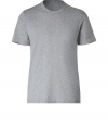 Stylish t-shirt in fine, pure grey cotton - An indispensable basic from cult LA label James Perse - Soft yet durable material feels great against the skin - Classic crew neck and short sleeves - Modern cut is lean and slightly longer - A casually cool staple in any wardrobe ideal for everyday - Wear solo or layer beneath a blazer or pullover and pair with jeans, chinos or shorts