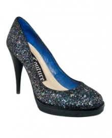 Captivating glitz. Juicy's Delight platform pumps are great for a night out. Slip them on and watch how much your going-out outfit really pops! Captivating glitz. Juicy's Delight platform pumps are great for a night out. Slip them on and watch how much your going-out outfit really pops!