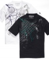 Open your mind and your closet. This rad tee from Sean John shakes up your style.