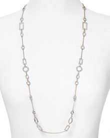 Lauren by Ralph Lauren's long link necklace is an elegant choice that's as easy with a favorite cocktail dress as with a crisp white blouse. Lauren by Ralph Lauren's long link necklace is an elegant choice that's as easy with a favorite cocktail dress as with a crisp white blouse.