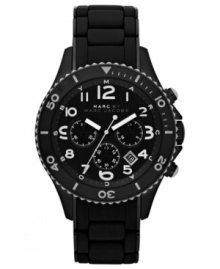 Blacked out style for the sports enthusiast: a Rock collection watch from Marc by Marc Jacobs Blacked out style for the sports enthusiast: a Rock collection watch from Marc by Marc Jacobs