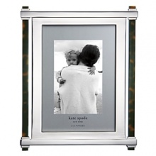Tortoise accents add contemporary flair to these silverplated frames from kate spade new york. Tortoise accents add contemporary flair to these silverplated frames from kate spade new york.