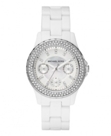 As brilliant as you. Light up with this sparkling watch by Michael Kors. As brilliant as you. Light up with this sparkling watch by Michael Kors.
