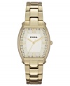 An elegant silhouette defines this classy Wallace collection watch, by Fossil.
