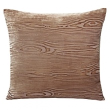 A whimsical wood grain print lays pleasantly on this decorative pillow. Fashioned from a fine silk, it makes a beautiful addition to any home. A whimsical wood grain print lays pleasantly on this decorative pillow. Fashioned from a fine silk, it makes a beautiful addition to any home.
