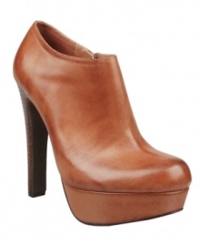 It takes two! Both shoe and bootie silhouettes combine stylishly on Steve Madden's Belbotm shooties. Crafted in leather with a high covered heel, the exaggerated platform gives them a chic retro '70s-era vibe. It takes two! Both shoe and bootie silhouettes combine stylishly on Steve Madden's Belbotm shooties. Crafted in leather with a high covered heel, the exaggerated platform gives them a chic retro '70s-era vibe.