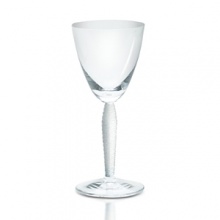 Exquisite crystal stems with frosted, textured stems for utterly elegant entertaining. Exquisite crystal stems with frosted, textured stems for utterly elegant entertaining.