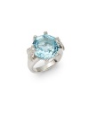 THE LOOKFaceted blue topaz accentBee detailsSterling silver settingTHE MEASUREMENTDiameter, about .75ORIGINMade in USA