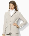 Designed in sophisticated tweed, the smartly tailored Darrin jacket is an elegant representation of chic, modern style.