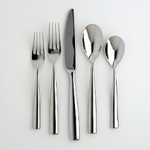 Linden Mirror is a 20-piece everyday flatware set that consists of four, five piece place settings. Linden Mirror is a 20-piece everyday flatware set that consists of four, five piece place settings.