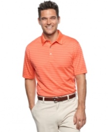 Keep dry, cool and confident on the green and beyond in this Champion Tour polo shirt. Keep dry, cool and confident on the green and beyond in this Champion Tour polo shirt.