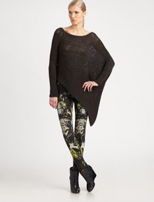 Luxurious silk and alpaca knit in an easy-fit asymmetric pullover.BoatneckLong sleevesDraped one side from shoulder to hemAsymmetrical hemAbout 39 from shoulder to hem75% alpaca/25% silkDry cleanImported of Italian fabricModel shown is 5'10 (177cm) wearing US size Small. Luxurious silk and alpaca knit in an easy-fit asymmetric pullover.BoatneckLong sleevesDraped one side from shoulder to hemAsymmetrical hemAbout 39 from shoulder to hem75% alpaca/25% silkDry cleanImported of Italian fabricModel shown is 5'10 (177cm) wearing US size Small.