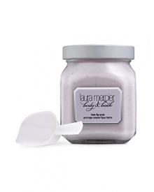 Achieve a radiant and youthful glow by massaging your skin with Laura Mercier's Fresh Fig Body Scrub. This delicious and pampering body polish, made from natural Fig Seeds and Jojoba, gently exfoliates skin, while Shea Butter and Honey naturally condition and protect. Sweet Almond and Rice Proteins, along with Pro-Vitamin B-5 provide moisture balance and protection. For skin that feels super soft and smooth, indulge in this luxurious Body Scrub.