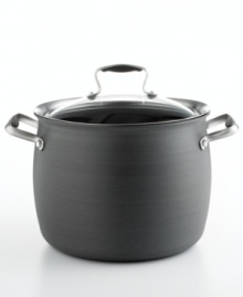 Stock and stew. Soup and chili. Perfect your menu with Belgique's sleek and unique stock pot. With its flawless union of hard-anodized aluminum and innovative bell-shaped design, it heats quickly and evenly throughout, distributing flavorful condensation as it cooks. Limited lifetime warranty. Stock and stew. Soup and chili. Perfect your menu with Belgique's sleek and unique stock pot. With its flawless union of hard-anodized aluminum and innovative bell-shaped design, it heats quickly and evenly throughout, distributing flavorful condensation as it cooks. Limited lifetime warranty.